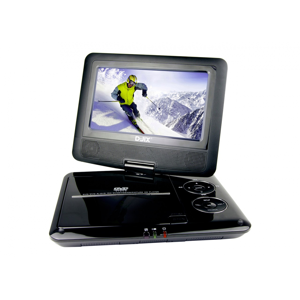 Image & Son - Lecteur Dvd Portable Ecran Rotatif 7 Pvs 705-74H - Produits Lecteur  DVD portable D-JIX
