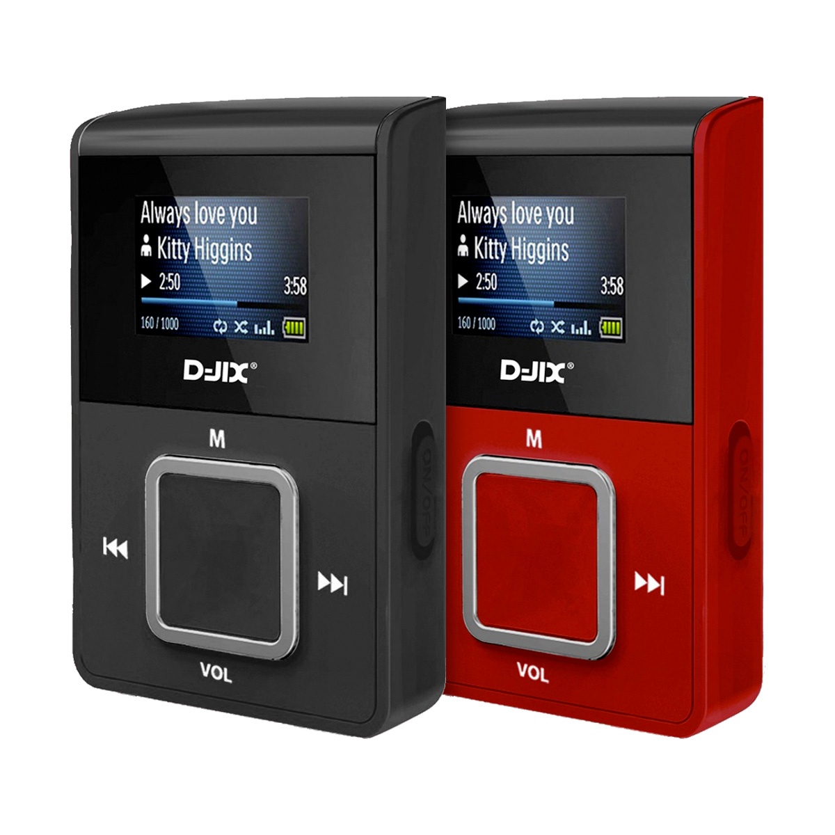 Lecteur mp3 djix 2 en 1 sport waterproof avec écouteurs sans fil