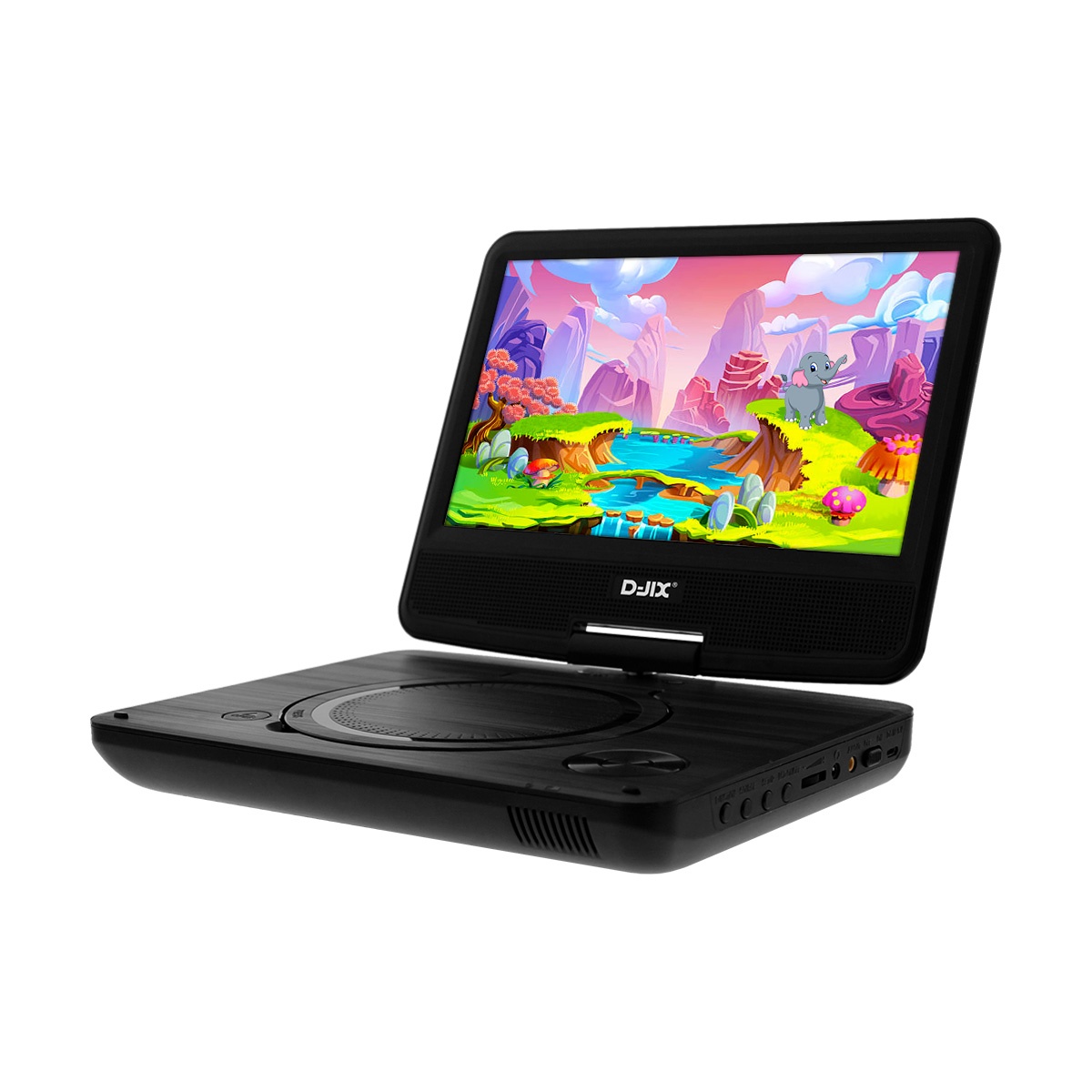 LOGICOM Lecteur DVD portable avec écran rotatif PVS 906-20 Noir