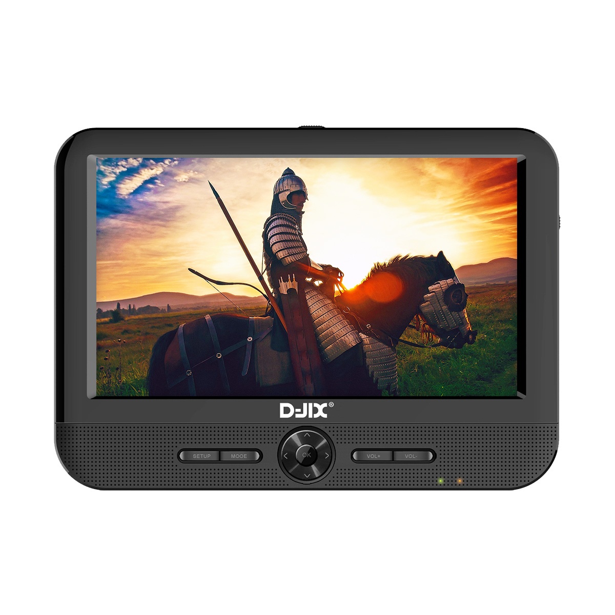 D-jix Pvs 706-50sm Lecteur Dvd Portable 7 Double Écran + Supports